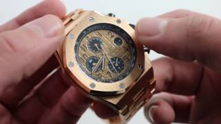 Audemars Piguet Royal Oak Offshore 26470OR Luxury Watch Review [upl. by Husha]