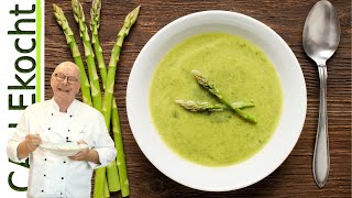 Grüne Spargelcremesuppe mit Bärlauch Spargel mal anders [upl. by Radferd]