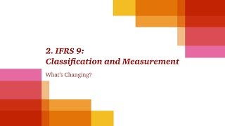 2 IFRS 9 Classification amp Measurement  Whats Changing [upl. by Andras]