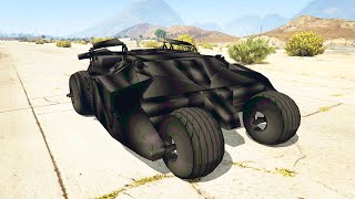 BATMOBILE BATMAN DARK KNIGHT GTA 5 [upl. by Elyl963]