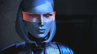 Mass Effect Trilogy Joker and EDI Romance Complete All Scenes [upl. by Assyl]