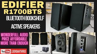 Youtube Review Speaker Bookshelf Edifier R1700BT Bluetooth [upl. by Kcirddot32]