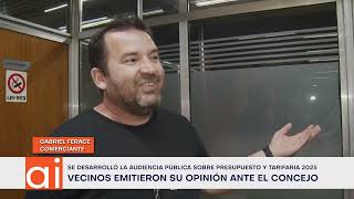 Audiencia pública sobre tarifaria y presupuesto  opiniones parte 2 [upl. by Dyke87]