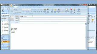 Microsoft Outlook 2007 pt 2 Calendar Tasks Notes options signatures [upl. by Eninaej843]