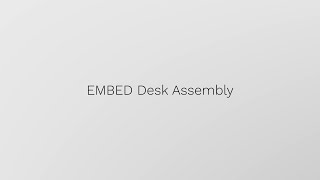 EMBED Desk Assembly Instructions [upl. by Airotkciv]