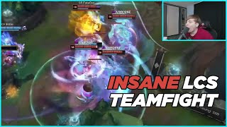 LS Reacts to C9 vs SR Insane LCS Teamfight [upl. by Buddie]