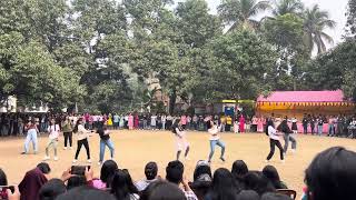 College Special dance Charnock Institute Picnic 2k24flashmob 🫶🏻 college flashmob youtube [upl. by Kerekes]