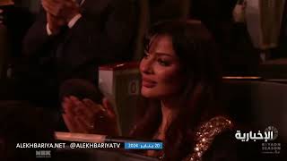 الفنانة منى واصف تحقق جائزة الإنجاز مدى الحياة في حفل JoyAwards [upl. by Willyt]