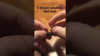 How to weedless Ned rig fishing shorts how tutorial [upl. by Bandler]