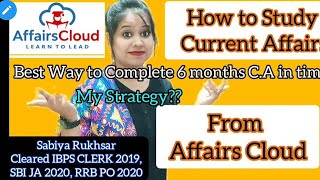 My current Affairs Strategy🥇 Pdfs which I read📝  How I covered CA From AffairsCLoud SBI RRB [upl. by Audley863]