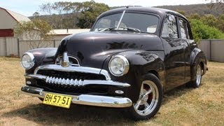 FJ HOLDEN CHEV V8 START UP [upl. by Yuzik]