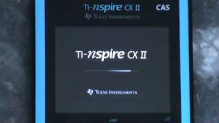 TINspire CX II CAS  booting [upl. by Haceber]