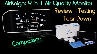 AirKnight AK1000 9 in 1 Air Quality Monitor Review  Testing  TearDown  Comparison  Pros  Cons [upl. by Orji873]