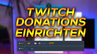 Twitch Donation einrichten  Mit Tipeeestream [upl. by Eislrahc]