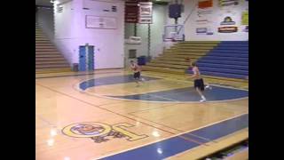 Basketball Passing Drill  3 Lane Rush [upl. by Elleirad]