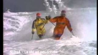 Apprentissage du ski en poudreuse  cours pour débutant [upl. by Poyssick365]