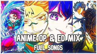 ANIME OPENINGS amp ENDINGS MIX 1  FULL SONGS [upl. by Onivla]