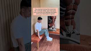 Strengthen your core muscle amp prevent back pain coreexercises backpainrelief lowbackpain [upl. by Agnimod666]