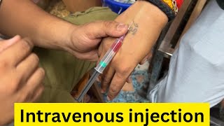 Intravenous IV Injection Used  Learn To intravenous injection 💉  IV Injection Tachnique [upl. by Nitsa]