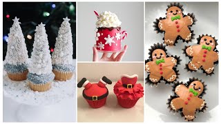 Best christmas cupcake decorating ideas of 2024 🧁 [upl. by Teloiv]