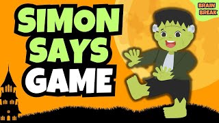 Halloween Game  Brain Break  Halloween Simon Says  Danny Go Noodle [upl. by Ladd]