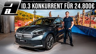 Der NEUE Skoda ENYAQ iV  Das BESTE EAuto in der Mittelklasse ab 24800€  ERSTEINDRUCK [upl. by Scutt]