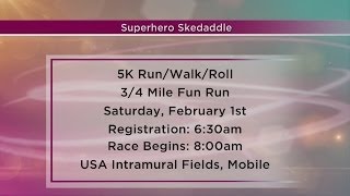 Studio 10 SuperHero Skedaddle 5K run  walk [upl. by Niatirb]