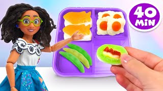 🍱 Disney Encantos Mirabel And Isabela Pack Turning Red Mei School Lunch 🍱  Fun Videos For Kids [upl. by Nannek]