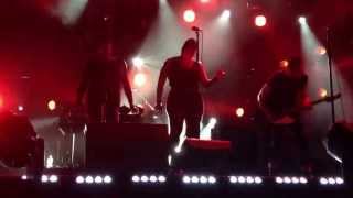 Nine Inch Nails  Came Back Haunted  front row   Live  Jimmy Kimmel 11713 in HD [upl. by Nanreh]