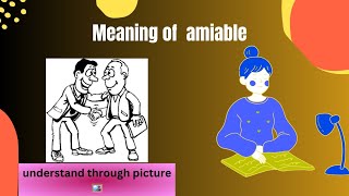 amiable ka kya matlab hota hai  amiable ka Hindi meaning [upl. by Debor]