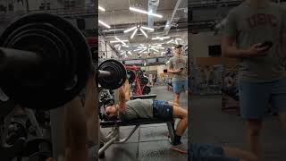 Barbell Bench Press 5x10 130Lbs WEEK 215  DAY 2  1032024 [upl. by Jonell]