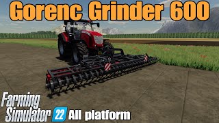 Gorenc Grinder 600  FS22 mod for all platforms [upl. by Tdnarb593]