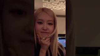 Rosie posie new album song 2 😭🫶🏻 rose blackpink instagramlive [upl. by Anabelle]