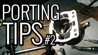 Two Stroke Cylinder Porting Tips 2  WATCH THIS BEFORE YOU START CUTTING  2 Stroke Tuning [upl. by Eilata284]