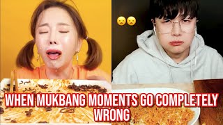 when mukbang moments go completely WRONG [upl. by Lundberg504]