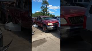 22 year old Ford F150 FX4 Crew Cab Rollover  nothing worth saving here  fordf150 fordtrucks [upl. by Annasiul]