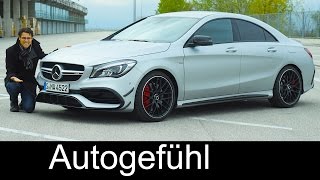 Mercedes CLA Coupé 45 AMG FULL REVIEW test driven 381 hp MercedesAMG [upl. by Bar938]