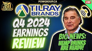 LIVE Tilray Q4 amp 2024 Earnings Review New Hemp DrinksRecord Revenue Growth amp Debt Reduction [upl. by Rather]