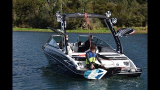 CROWNLINE 220SS SURF BOAT REVIEW [upl. by Annas30]