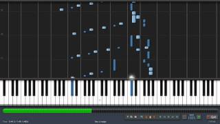 Donkey Kong Country 2  Jib Jig  Synthesia Tutorial 100 Speed [upl. by Aielam553]