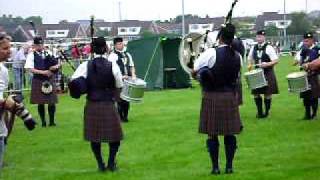 St Finbarrs Pipe Band British Championships 09 [upl. by Cohlette]