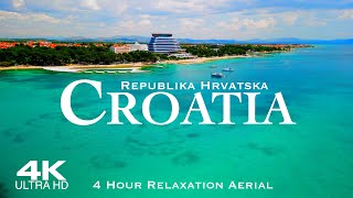 4K Best of CROATIA 2024 🇭🇷 Hrvatska Drone  4 HOUR Aerial Film [upl. by Sorvats]