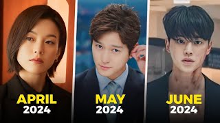 12 MostAnticipated Korean Dramas Releasing in 2024 AprilJune [upl. by Tu]