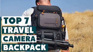 Top 7 Compact and Durable Camera Backpacks for Travel [upl. by Yelac]