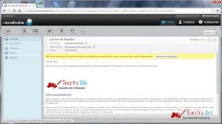 Video tutorial sobre RoundCube [upl. by Acinehs]