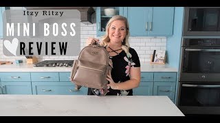 Itzy Ritzy Mini Boss Diaper Bag Review [upl. by Timmie]