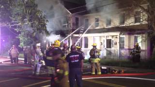 Keansburg New Jersey  Working Structure Fire  Main Street [upl. by Niliram]