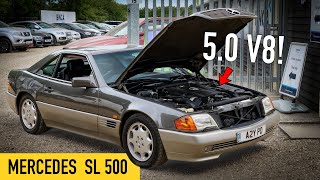 OLD MERCEDES SL500 V8 Review They Don’t Make Them Like They Used To [upl. by Ewens]