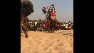 MAKISHI masquerades at the 2023 Likumbi Lya mize Traditional Ceremony [upl. by Kcerred]