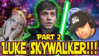 The Mandalorian Season 2 Episode 8  Luke Skywalker Reaction Compilation Part 2 [upl. by Sheffie]